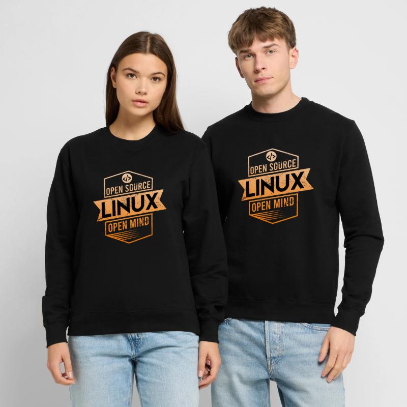 Linux Open Source Open Mind Betriebssystem Unisex Pullover