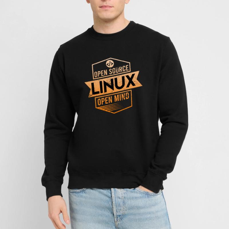 Linux Open Source Open Mind Betriebssystem Unisex Pullover