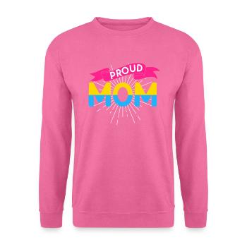 Pansexualität Spruch Proud Mom Pan Pride LGBT - Unisex Pullover - Pink - Vorne