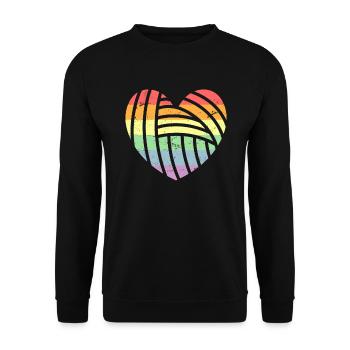 LGBT Pride Gay Lesbiennes cadeau Gay Pride - Sweat-shirt Unisexe - noir - Devant - Alina (178cm) & Michal (187cm)