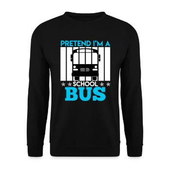 Bus saying bus driver bus driver gift - Unisex Sweatshirt - black - Front - Alina (178cm) & Michal (187cm)