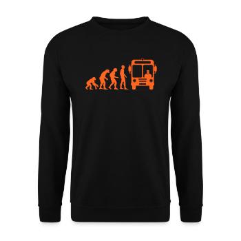 Bus chauffeur de bus chauffeur de bus cadeau singe homme - Sweat-shirt Unisexe - noir - Devant - Alina (178cm) & Michal (187cm)