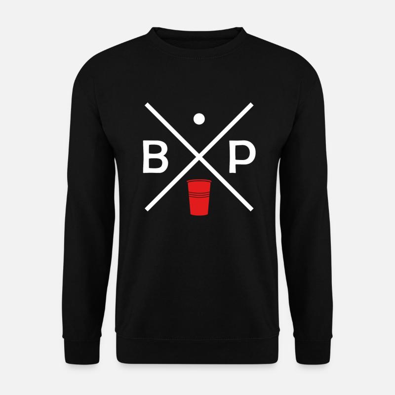 Beer Pong Party Drinking Game Beer Pong Cup - Unisex Sweatshirt - black