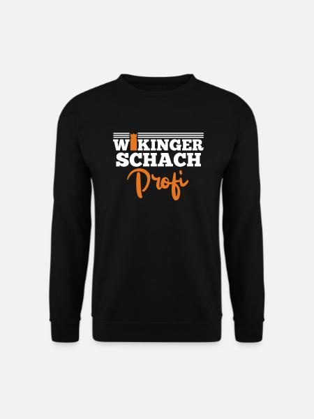 Wikinger Schach Profi Kubb Meister Wikingerschach - Unisex Pullover - Schwarz