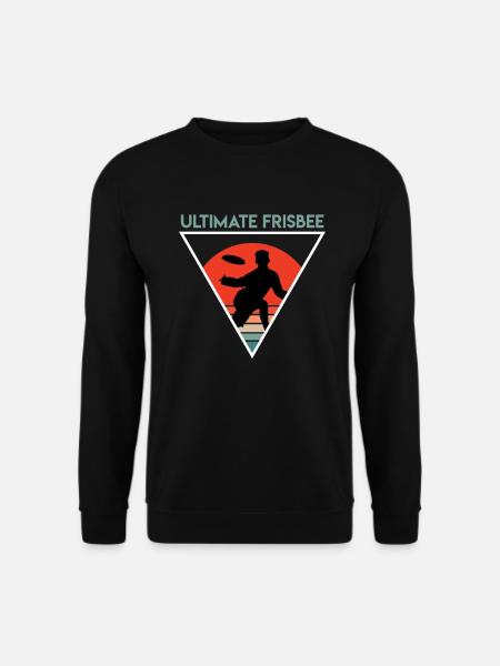 Vintage Ultimate Frisbee cadeau rétro - Sweat-shirt Unisexe - noir