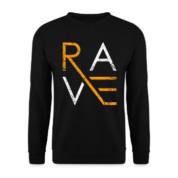 Rave cadeau techno musique Techno Parti - Sweat-shirt Unisexe - noir - Devant - Alina (178cm) & Michal (187cm)