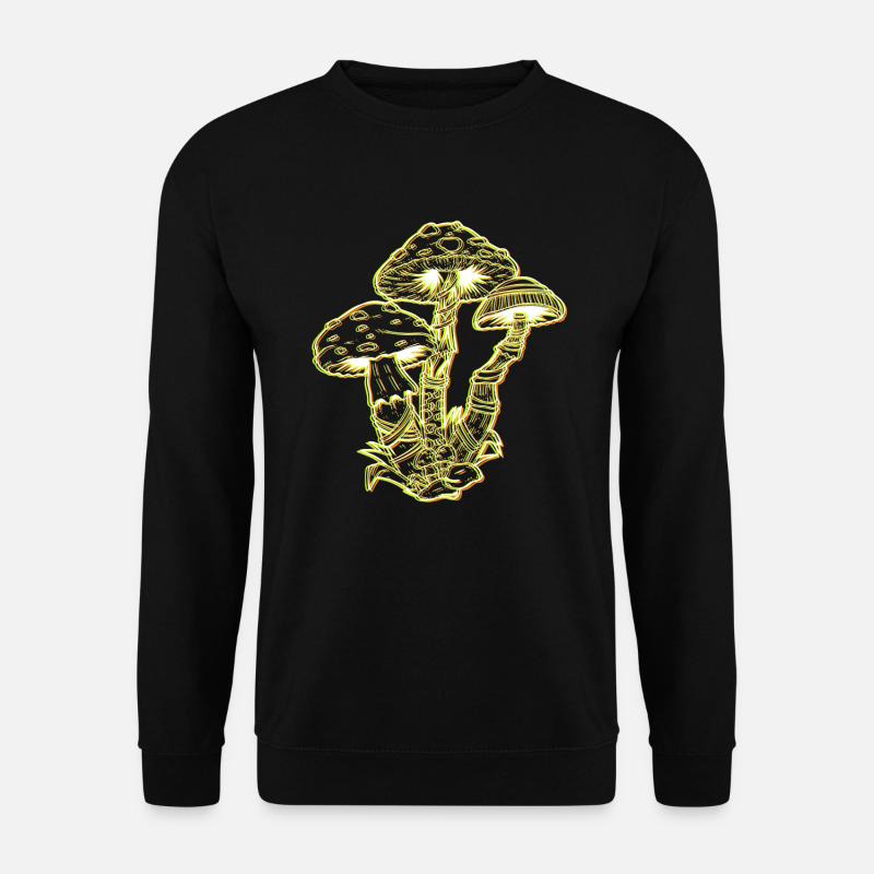 LSD Party Drogen Pilze Acid - Unisex Pullover - Schwarz