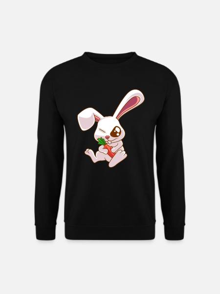 EInäugiger Hase Zombie Kaninchen Geschenk - Unisex Pullover - Schwarz