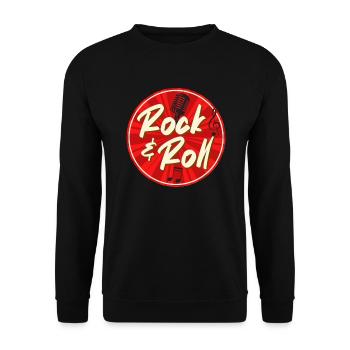 Rock and Roll Rockmusik Heavy Metal Gitarre - Sweat-shirt Unisexe - noir - Devant - Alina (178cm) & Michal (187cm)