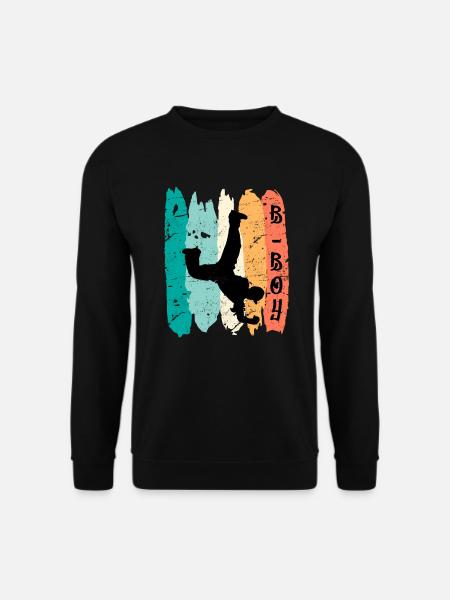 B-Boy Breakdancer Street Art Urban Danse Hip Hop - Sweat-shirt Unisexe - noir