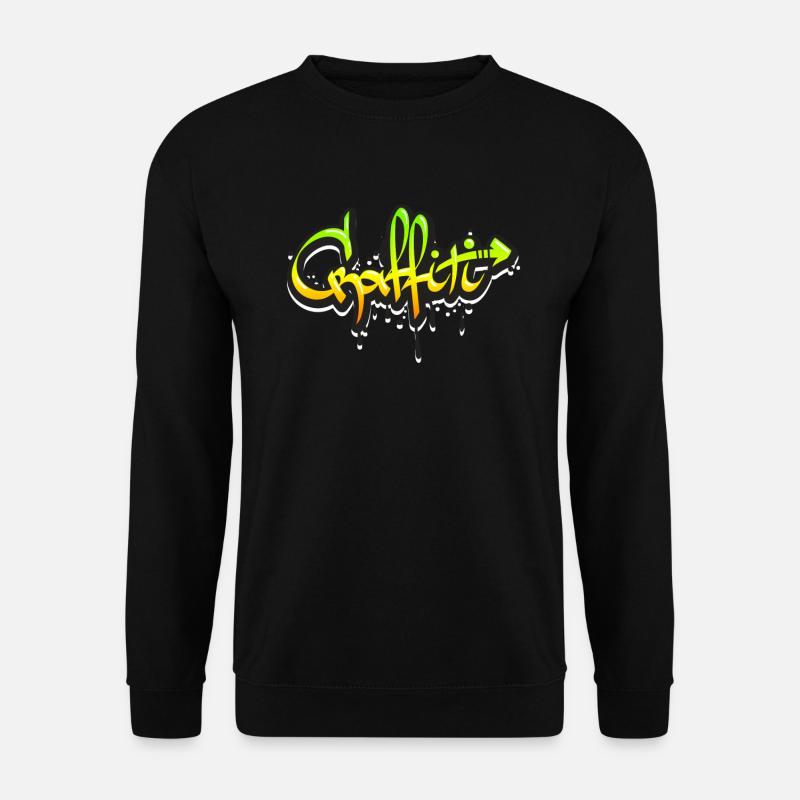 Graffiti - Sweat-shirt Unisexe - noir