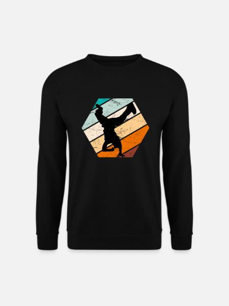 Breakdance Retro Breakdancer B-Boy - Unisex Sweatshirt - black