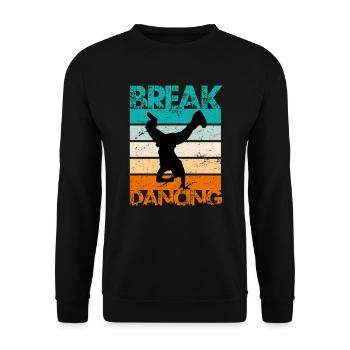 Hip Hop Urban Dance Breakdancer Street Art Dancing - Sweat-shirt Unisexe - noir - Devant - Alina (178cm) & Michal (187cm)