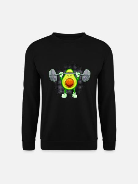Veganer Sportler Gewichtsheber Gym Sport Fitness - Unisex Pullover - Schwarz