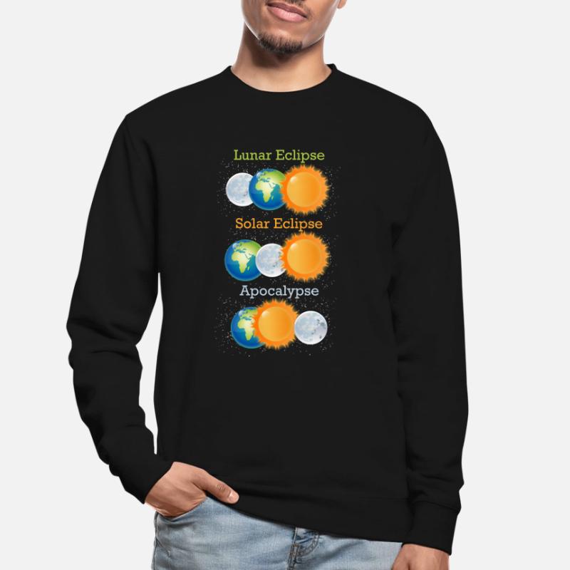Lunar Eclipse Solar Eclipse Apocalypse Unisex Sweatshirt