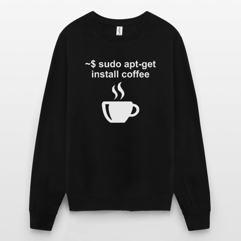 Linux Code Coffee Coffee Drinker Office Gift Unisex Sweatshirt
