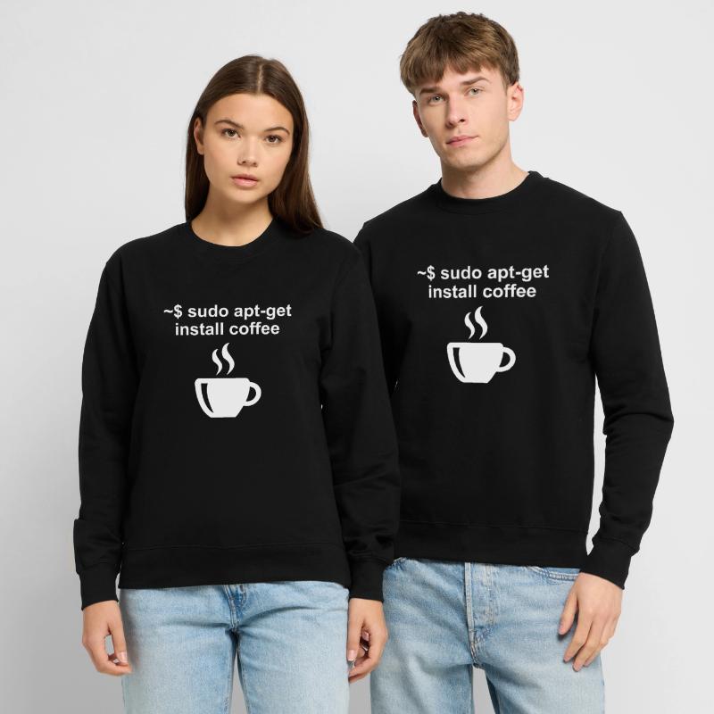 Linux Code Coffee Coffee Drinker Office Gift Unisex Sweatshirt