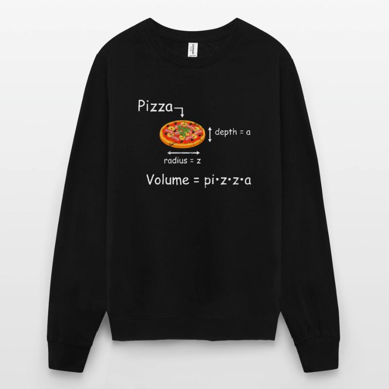 Mathematician Pizza Circle Math Student Math Teacher Unisex Sweatshirt