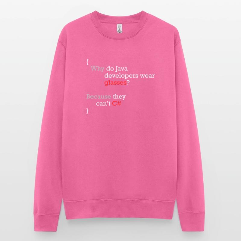 C# Programmer Joke Coder C Sharp Unisex Sweatshirt