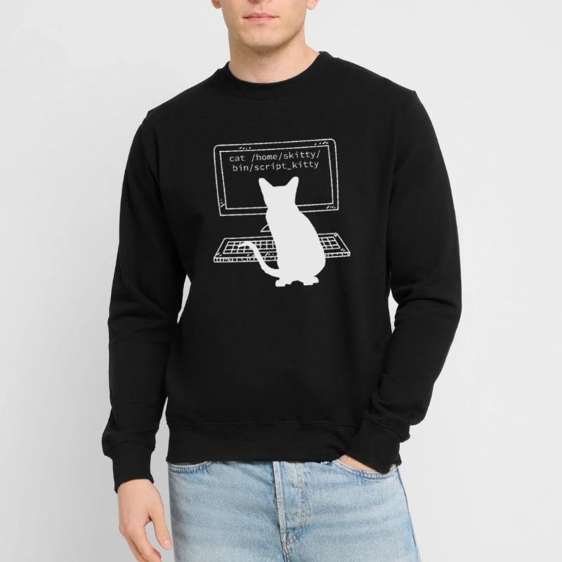 Programmer Coder Computer Scientist Fun Cats Unisex Sweatshirt
