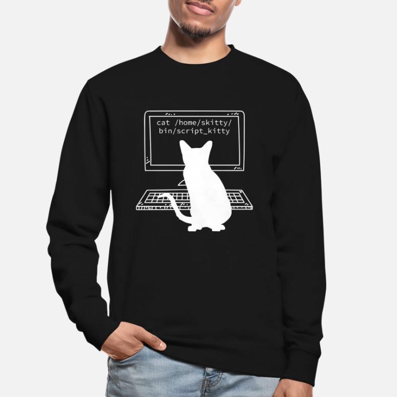 Programmer Coder Computer Scientist Fun Cats Unisex Sweatshirt