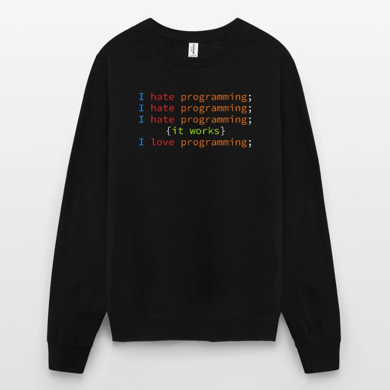 Code Debugging Witz hasse programmieren Coder Unisex Pullover