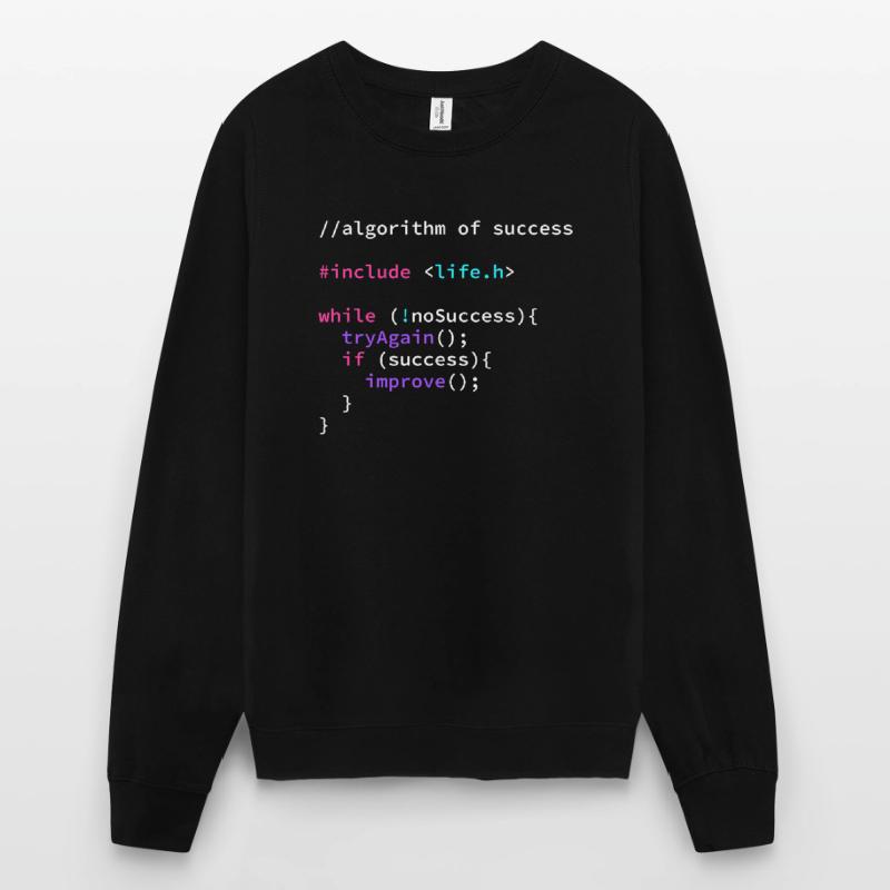 Algorithm Success Programmer Program Code Unisex Sweatshirt