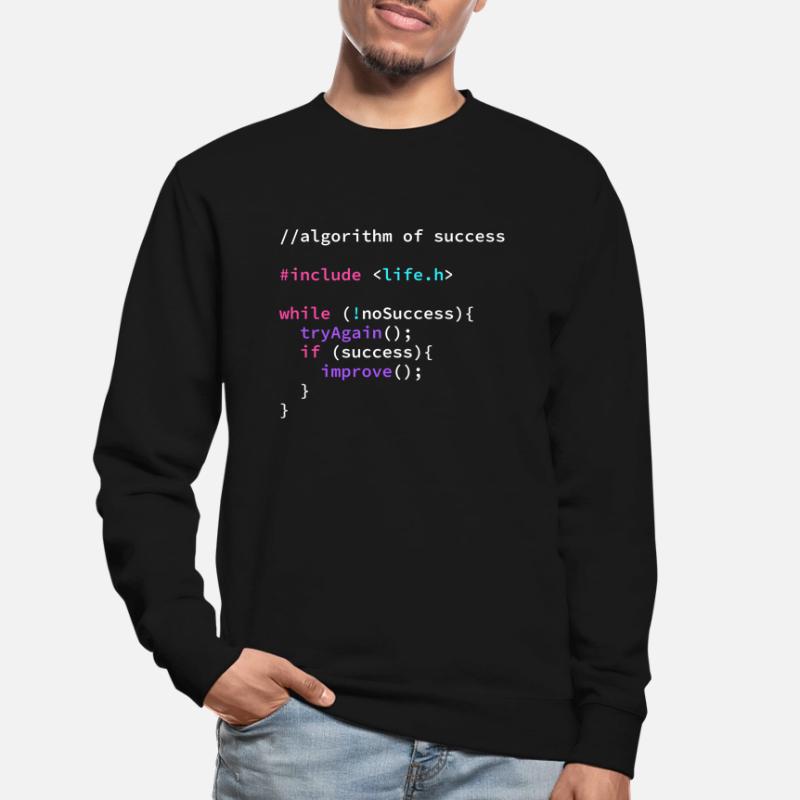 Algorithm Success Programmer Program Code Unisex Sweatshirt