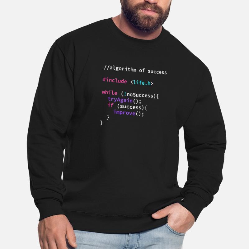Algorithm Success Programmer Program Code Unisex Sweatshirt