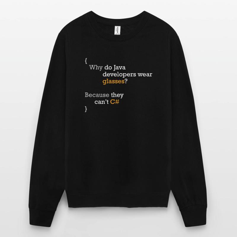 C# Code Joke Programmer Hacker C Sharp Coder Unisex Sweatshirt