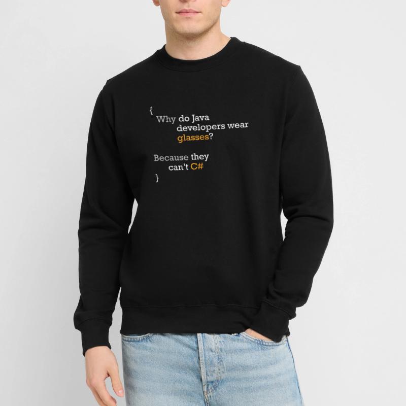 C# Code Joke Programmer Hacker C Sharp Coder Unisex Sweatshirt