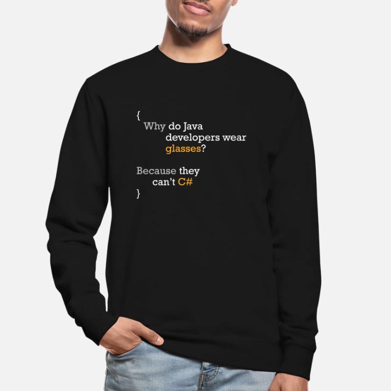 C# Code Joke Programmer Hacker C Sharp Coder Unisex Sweatshirt
