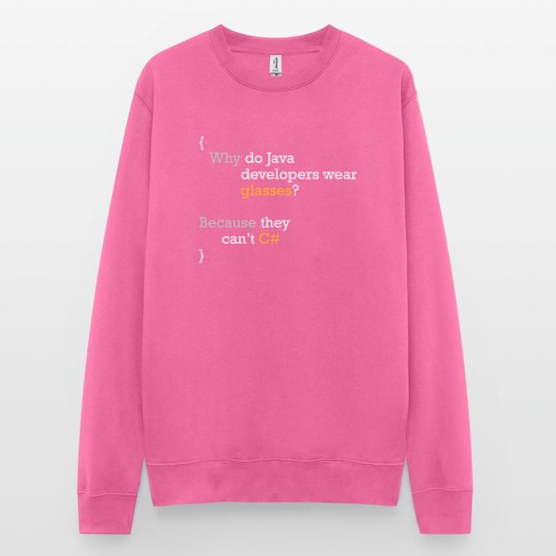 C# Code blague programmeur Hacker C Sharp Coder Sweat-shirt Unisexe