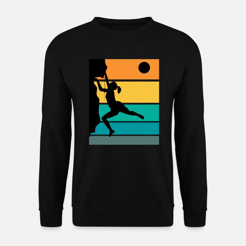 Femmes Escalade Boulder Escalade Escalade - Sweat-shirt Unisexe - noir