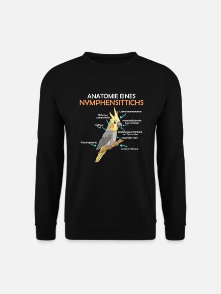 Nymphensittich - Unisex Pullover - Schwarz