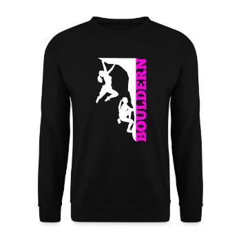 Escalade de bloc - Sweat-shirt Unisexe - noir - Devant - Alina (178cm) & Michal (187cm)