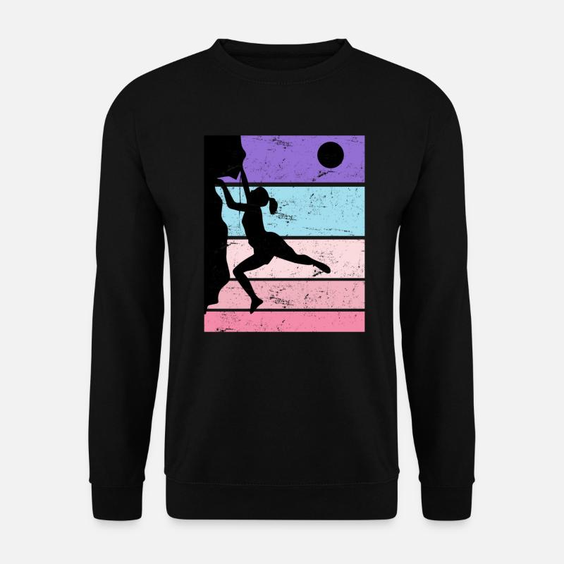 Vinatge Escalade Boulder Kletetrsport Escalade - Sweat-shirt Unisexe - noir