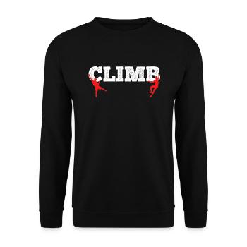 Escalade rocheuse Boulder Escalade libre - Sweat-shirt Unisexe - noir - Devant - Alina (178cm) & Michal (187cm)