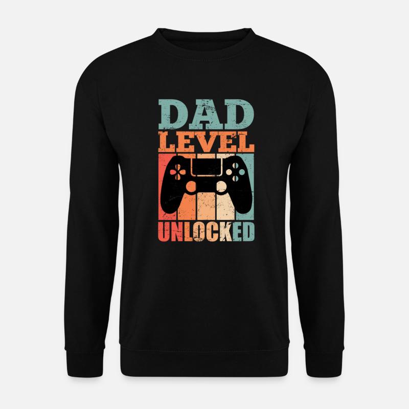 Gaming Father-to-Be Dad 2022 - Unisex Sweatshirt - black