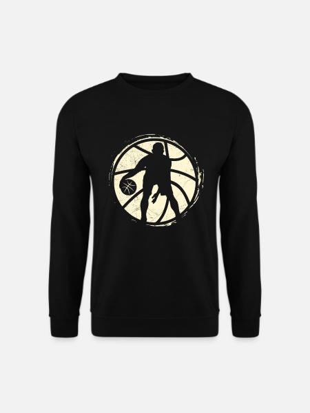 Basketball Oldschool Basketballer Basketballer - Unisex Pullover - Schwarz