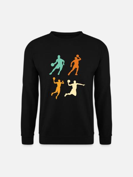 Cool Basketball Players Basketball Retro - Unisex Sweatshirt - black
