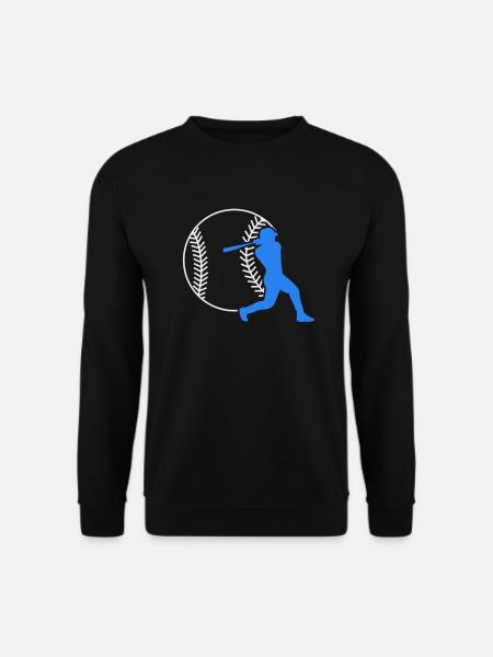 Baseballer Baseballschläger Baseball - Unisex Pullover - Schwarz