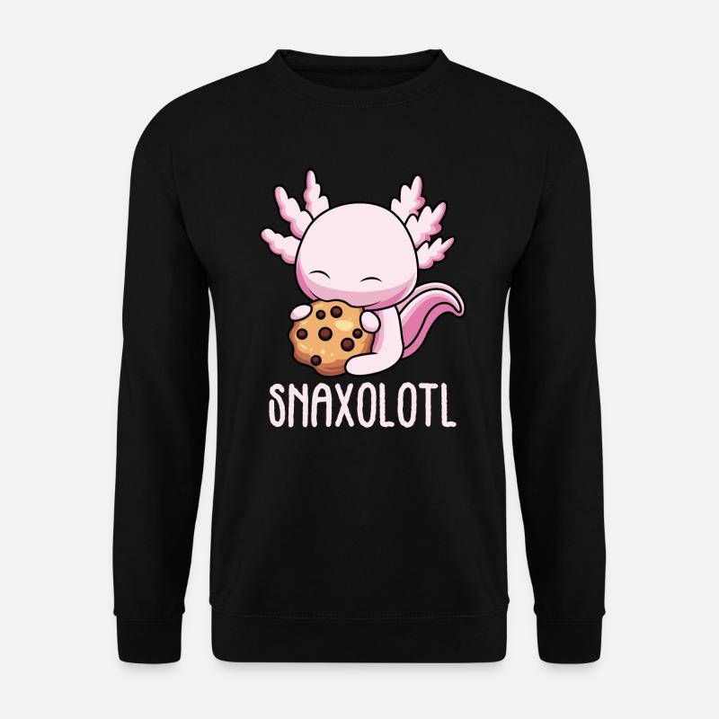 Cookie Axolotl Biscuit Axolotl - Unisex Sweatshirt - black