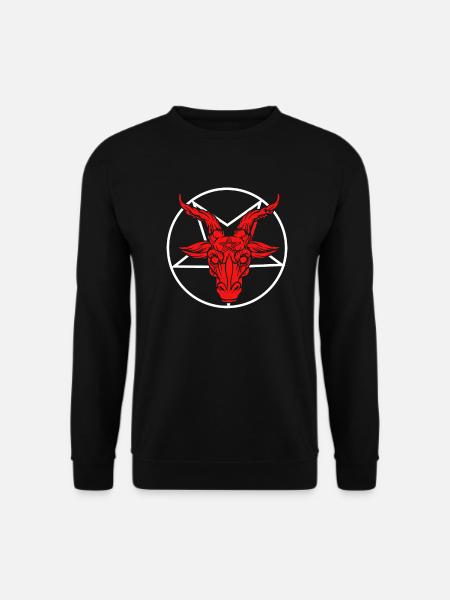 Satan Symbol Teufel Baphomet - Unisex Pullover - Schwarz