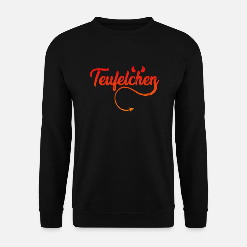 Teufel oder Engel Teufelchen - Unisex Pullover - Schwarz