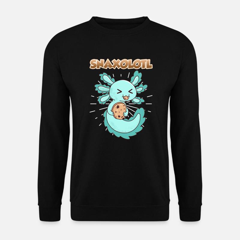 Snaxolotl Axolotl - Unisex Sweatshirt - black