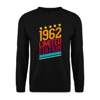 1962 Édition limitée 60 ans - Sweat-shirt Unisexe - noir - Devant - Alina (178cm) & Michal (187cm)