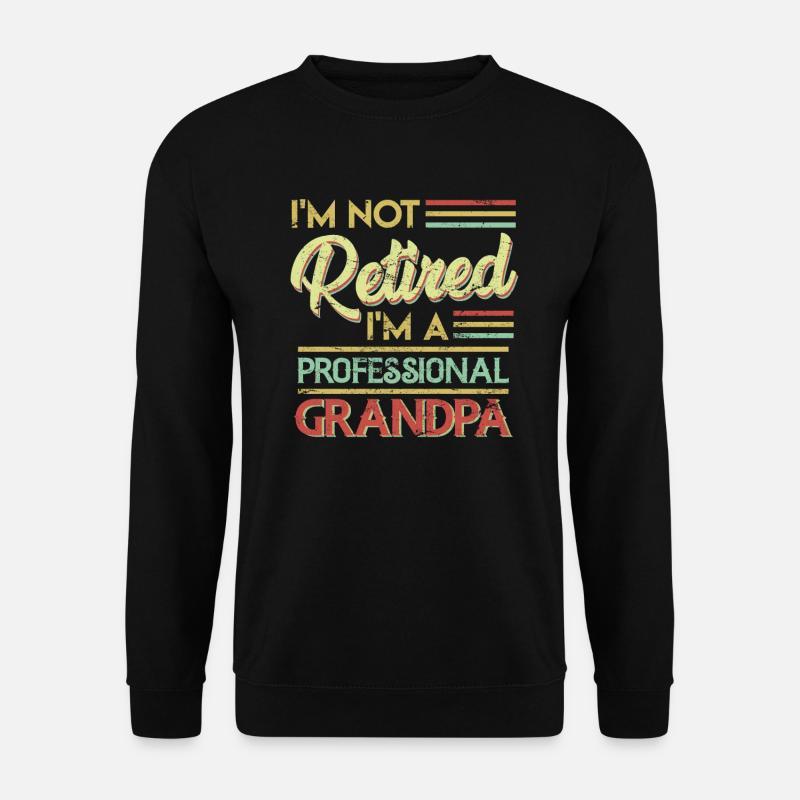 Professioneller Opa Rente 2022 Rentner - Unisex Pullover - Schwarz