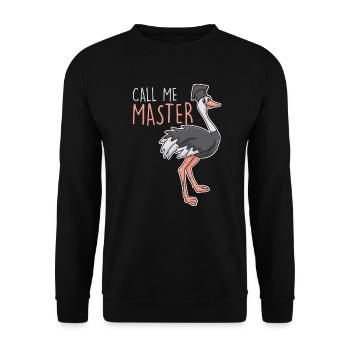 Master Graduate 2022 Master's Degree - Unisex Sweatshirt - black - Front - Alina (178cm) & Michal (187cm)