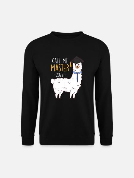 Master Abschluss 2022 Call me Master - Unisex Pullover - Schwarz